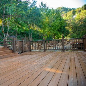 Decking WPC composito in plastica di legno