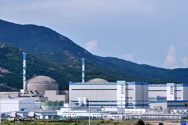 placa de energía nuclear de taishan